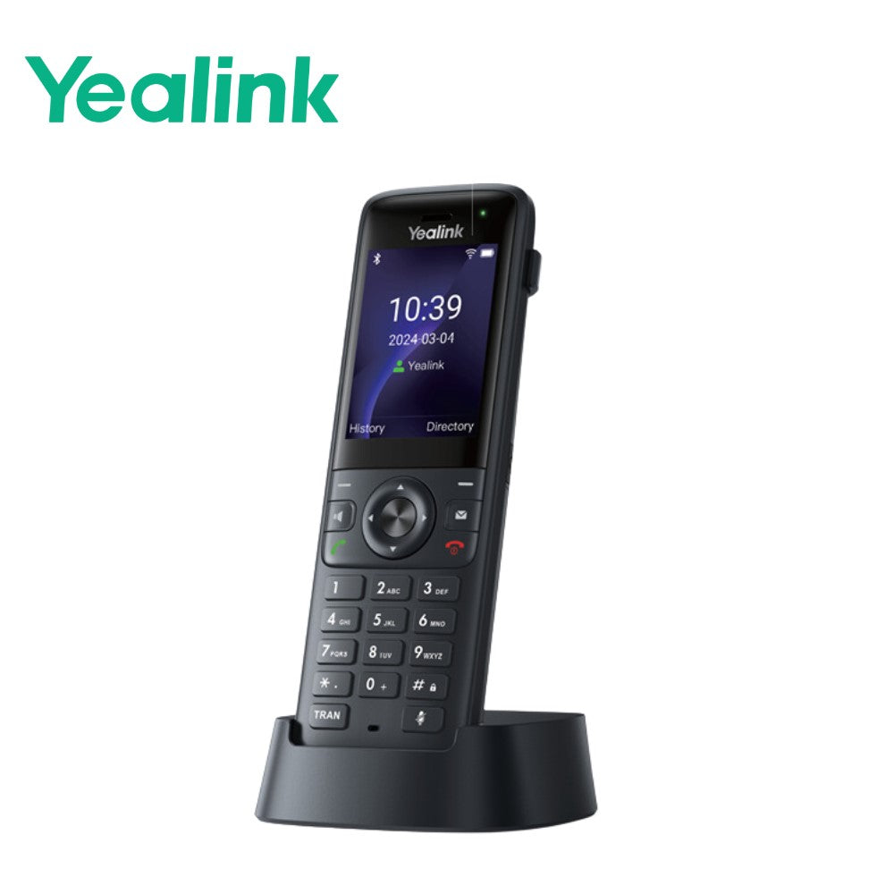 Yealink AX83H Handheld Wi-Fi IP Phone, Wi-Fi 6, Bluetooth, HD Audio, Smart Noise Cancellation, QuickCharge, Vibration, 3.5mm Headset Jack, Belt Clip, Yealink AX83H Handheld Wi-Fi IP Phone, Wi-Fi 6, Bluetooth, HD Audio, Smart Noise Cancellation, QuickCharge, Vibration, 3.5mm Headset Jack, Belt Clip,
